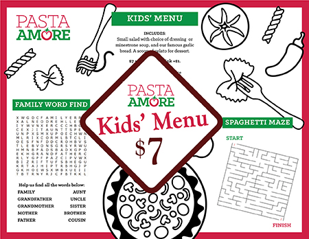 Kids' Menu